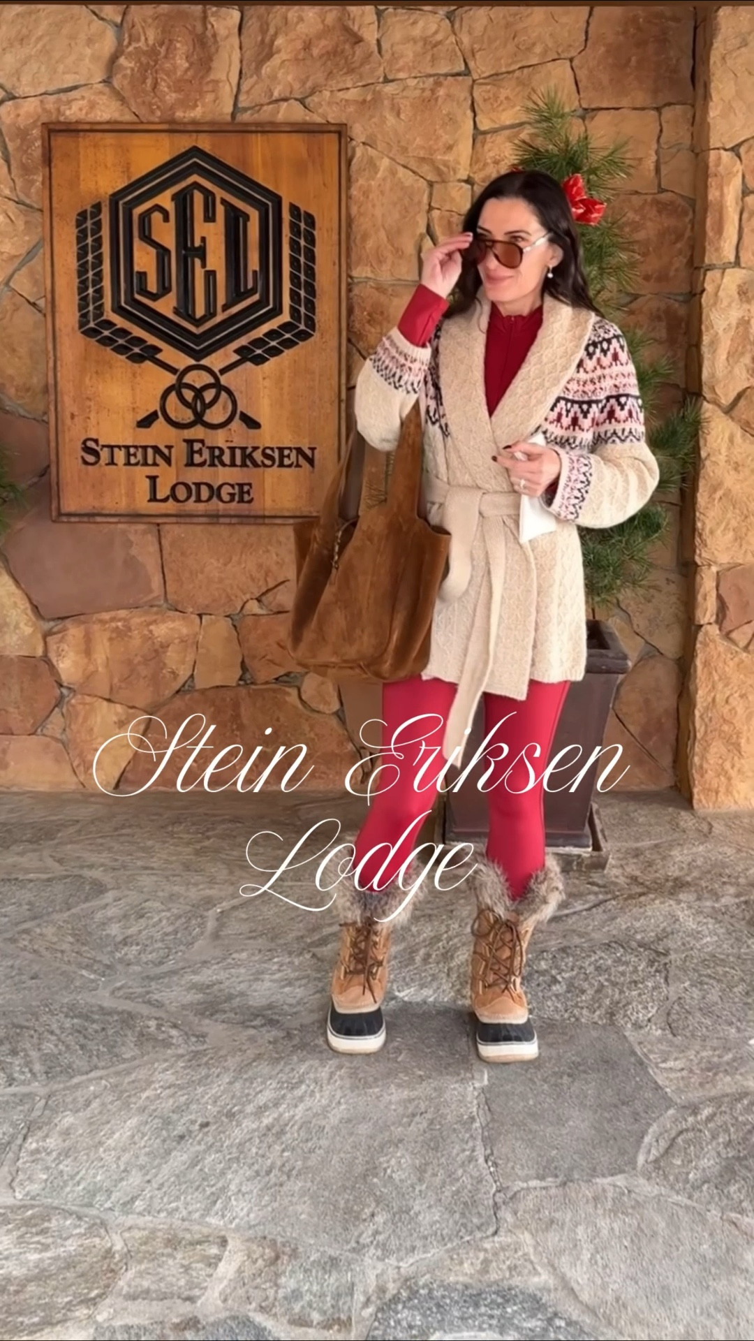 Winter snow vacation outfits, Apres ski, mountain lodge outfit 

#LTKHoliday