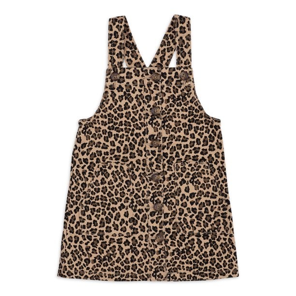 Wonder Nation Baby & Toddler Girl Jumper Dress, 12 Months-5T | Walmart (US)