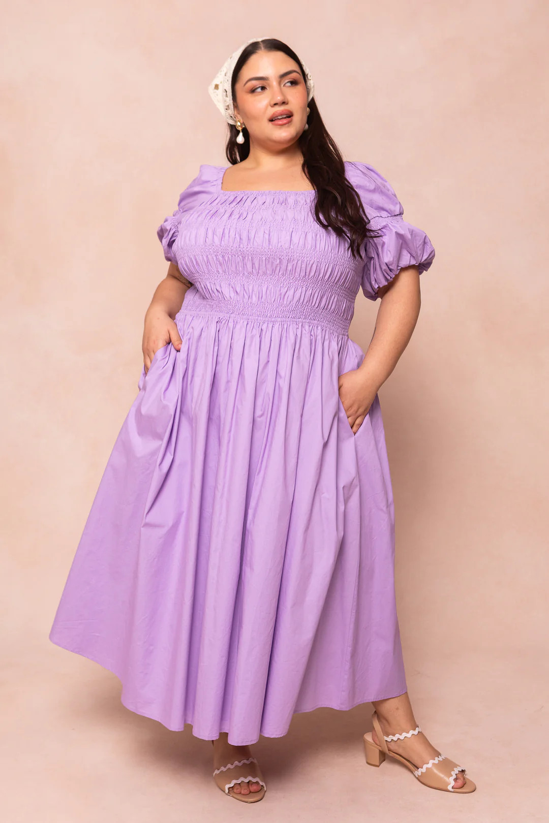 Lisa Dress in Lavender | Ivy City Co
