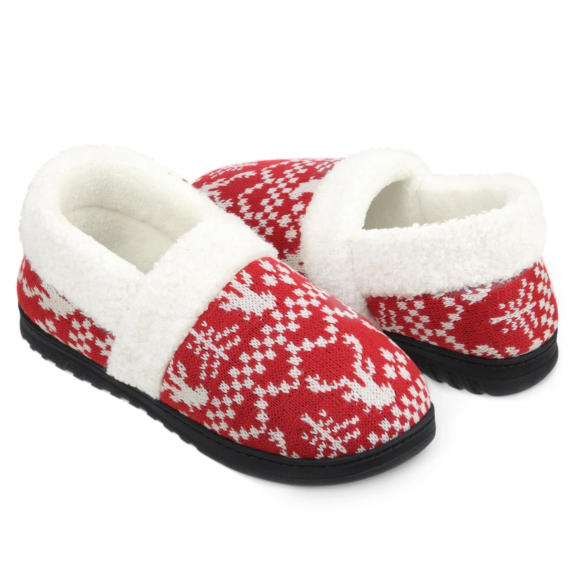 Bergman Kelly Warm Knit House Slippers for Women (Arctic Love Collection), US Company - Walmart.c... | Walmart (US)