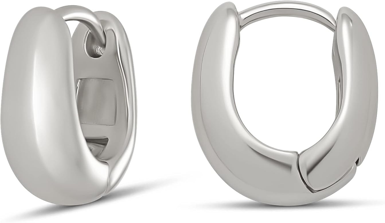 Amazon Essentials Cerchio a goccia placcato in argento | Amazon (IT)