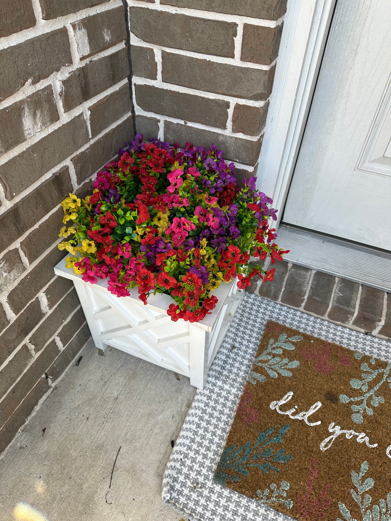 A little spring refresh for the front porch! I used two bunches for this planter 

Fake flowers
UV resistant flowers 
Faux flowers
Outdoor
Front porch 
Amazon home 

#LTKHome #LTKSpringSale #LTKFamily