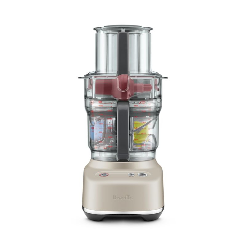 Breville Paradice 9-Cup Food Processor in Almond Nougat + Reviews | Crate & Barrel | Crate & Barrel