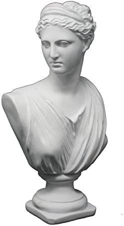 Good Buy Gifts Diana The Huntress Bust - Roman God Statue - 1Ft Height - White/Green Color (White... | Amazon (US)