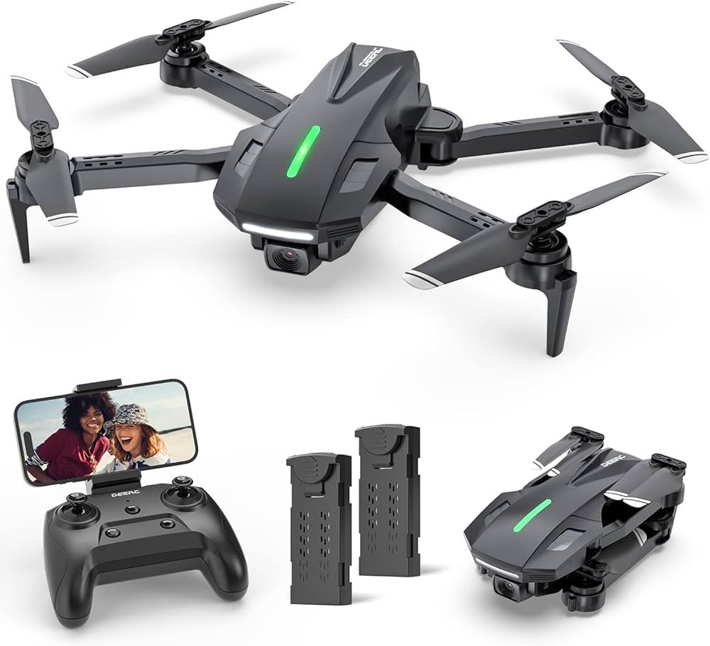 DEERC D70 Mini Drone with Camera,720P HD FPV Foldable Drones,2 Batteries,One Key Start,Headless M... | Amazon (US)