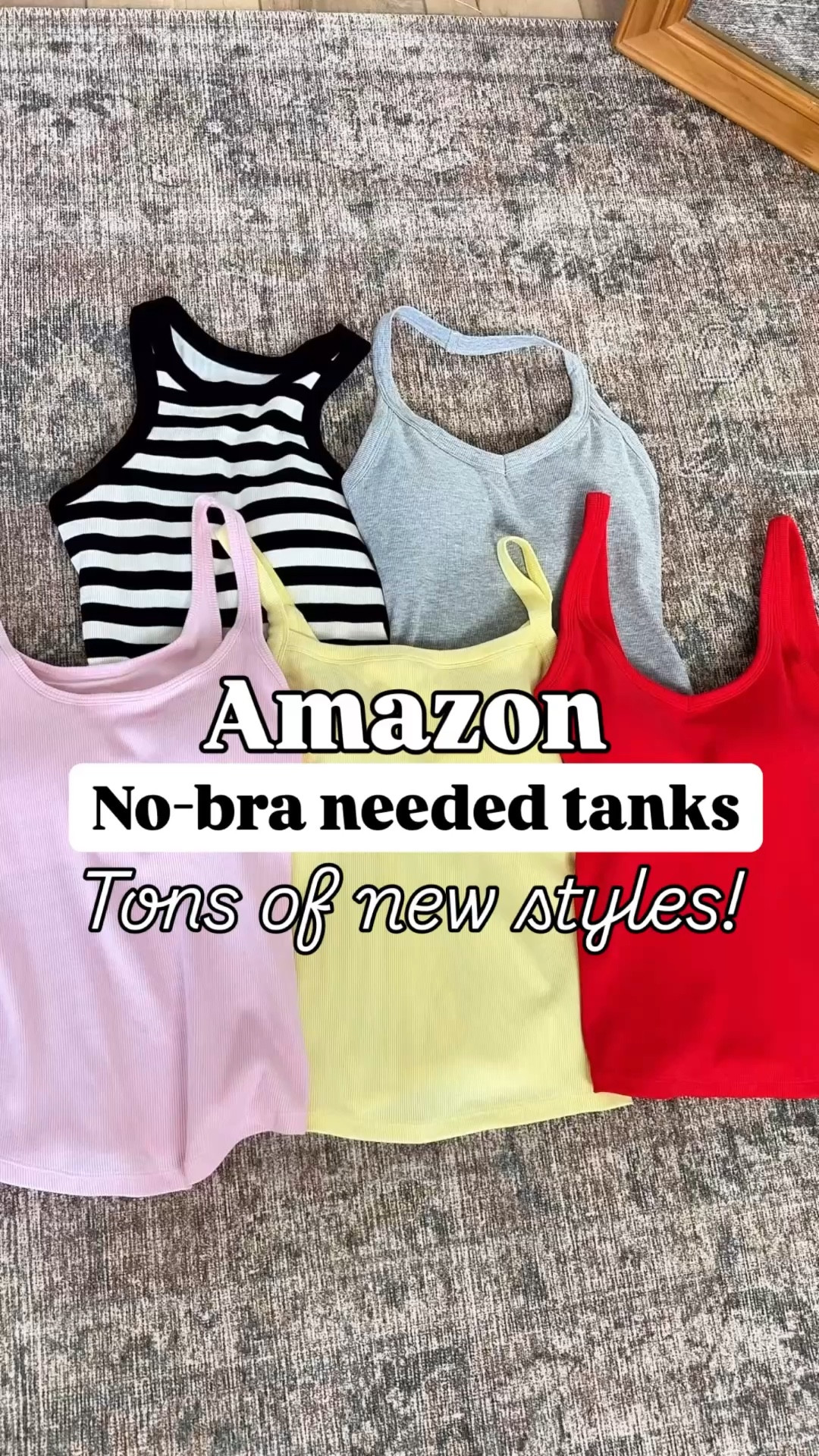 Amazon no-bra needed tank tops in XS. Cotton-blend and rib-knit material. Hip length. Summer outfits. Spring outfits. Elevated casual outfits. Mom outfits. Mom style. XS in tank tops. Size 24 in denim shorts, XXS petite in linen pants, XS petite in linen shorts, size 24 in jeans and size small in floral skirt.

#LTKootd #LTKPetite #LTKTravel