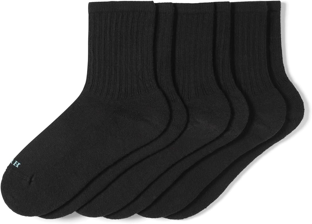 HUE Women's Air Cushion Crew Sock 3 Pair Pack | Amazon (US)