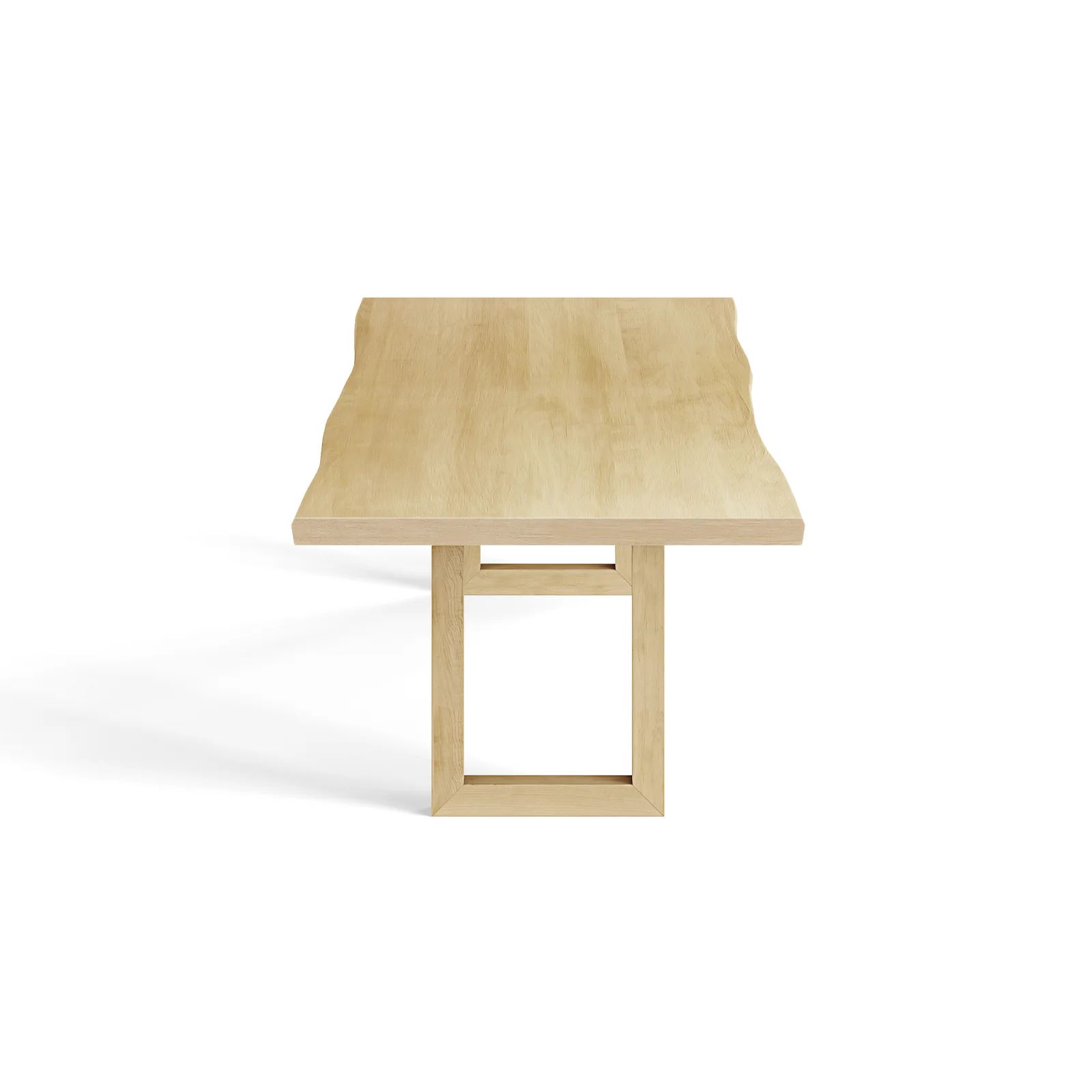 Fusco Sculpted Edge Solid Wood Dining Table | Wayfair Professional