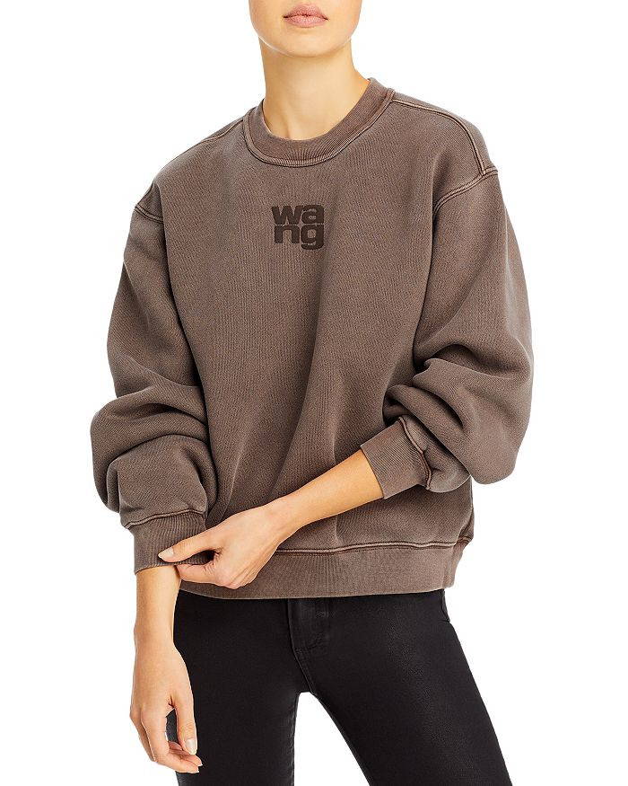 Essential Terry Crew Sweatshirt with Puff Paint Logo | Bloomingdale's (US)