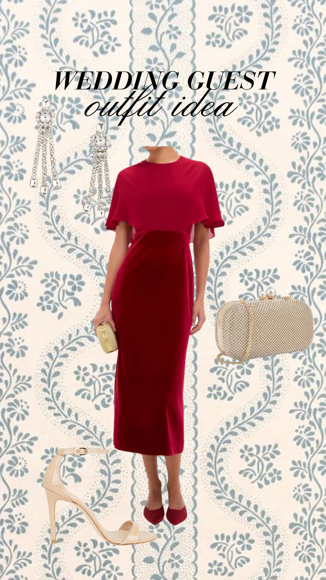 Winter wedding guest option with sleeves!

Dress with sleeves // sleeves // 