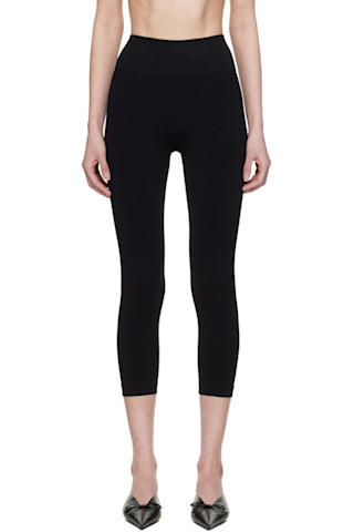 Swedish Stockings - Black Elda Capri Leggings | SSENSE