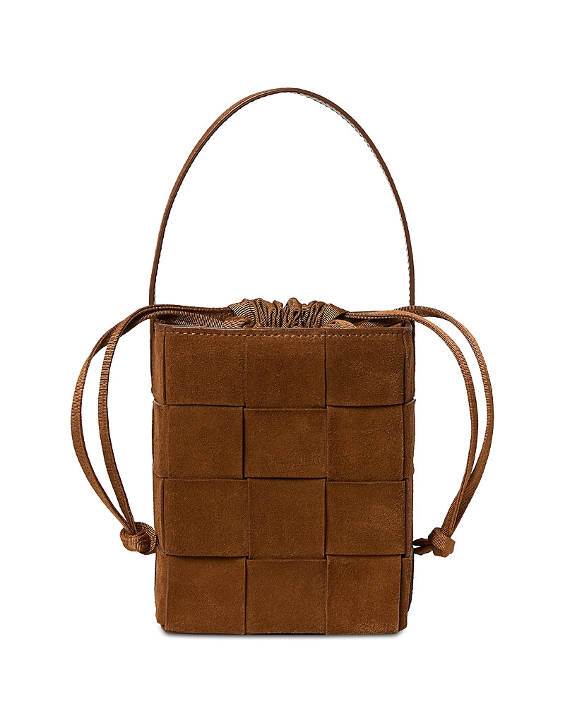 Loeffler Randall Laith Wide Woven Suede Top Handle Bag | Bloomingdale's (US)
