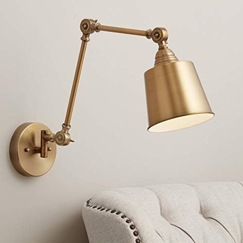 Mendes Antique Brass Down-Light Hardwire Wall Lamp - 360 Lighting | Amazon (US)