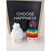 Marshmallow Mug Hat Rae Dunn Inspired Holiday Decor Mantle Rainbow Topper Tiered Tray Accessories Baby Shower Summer Love Sunshine | Etsy (US)