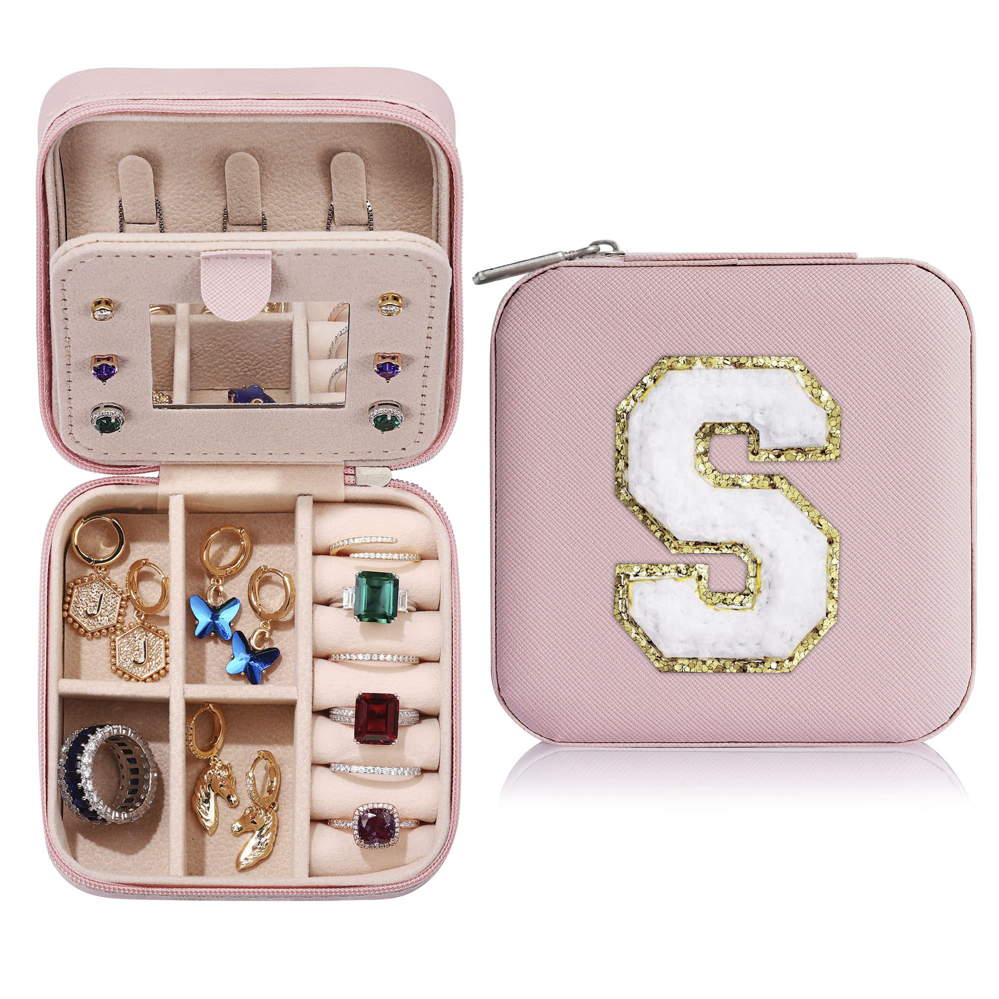 Parima Stocking Stuffers Gifts for Teenage Girls Women - Travel Jewelry Case for Mother Gifts | T... | Amazon (US)