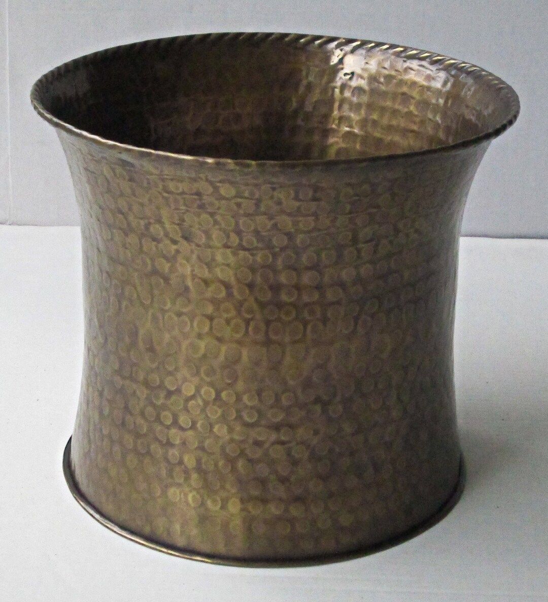 Solid Brass Planter Curved 12"W x 10.5"H | Etsy (US)