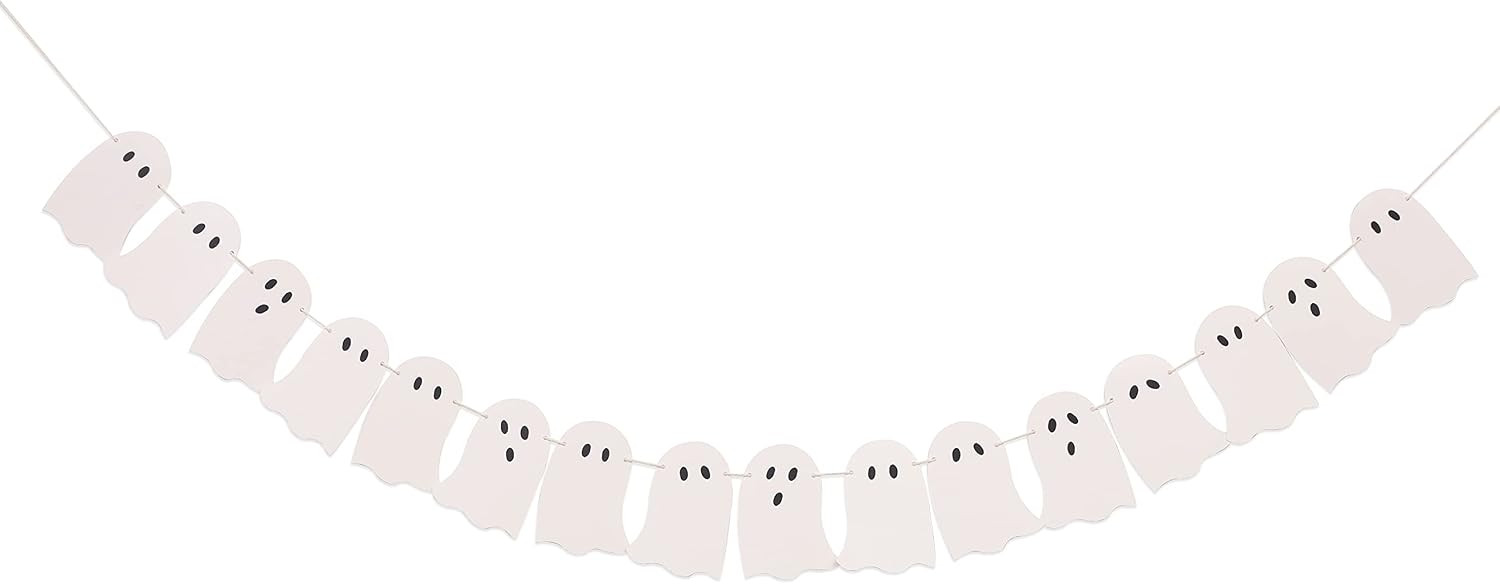 Halloween Ghost Garland - Scary Halloween Decoration, Ghost Banner, Hallowee Decorations Indoor, Haunted House Decor(16 pcs) | Amazon (US)