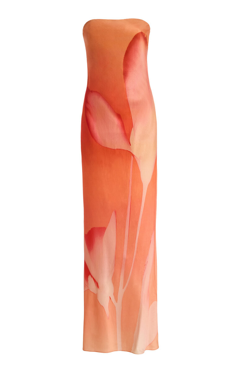 Mora Strapless Crepe Maxi Dress | Moda Operandi (Global)