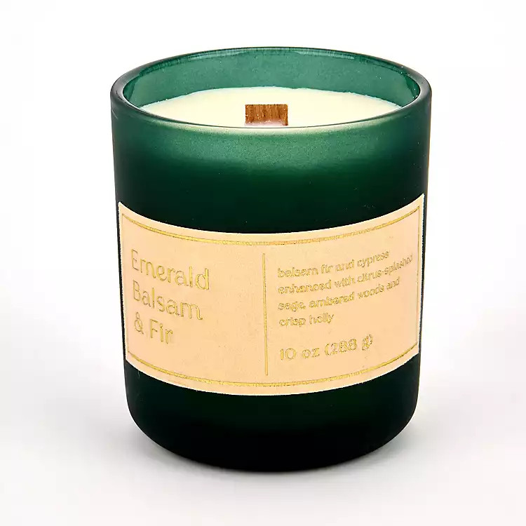 Emerald Cypress & Spice 1-Wick Velvet Jar Candle | Kirklands Home | Kirklands