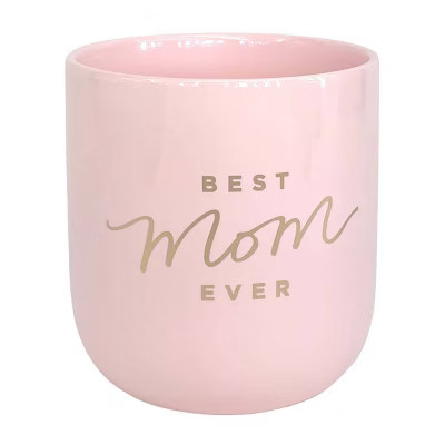 Paper Riot Co. 'Best Mom Ever' Decorative Planter Pink | Target