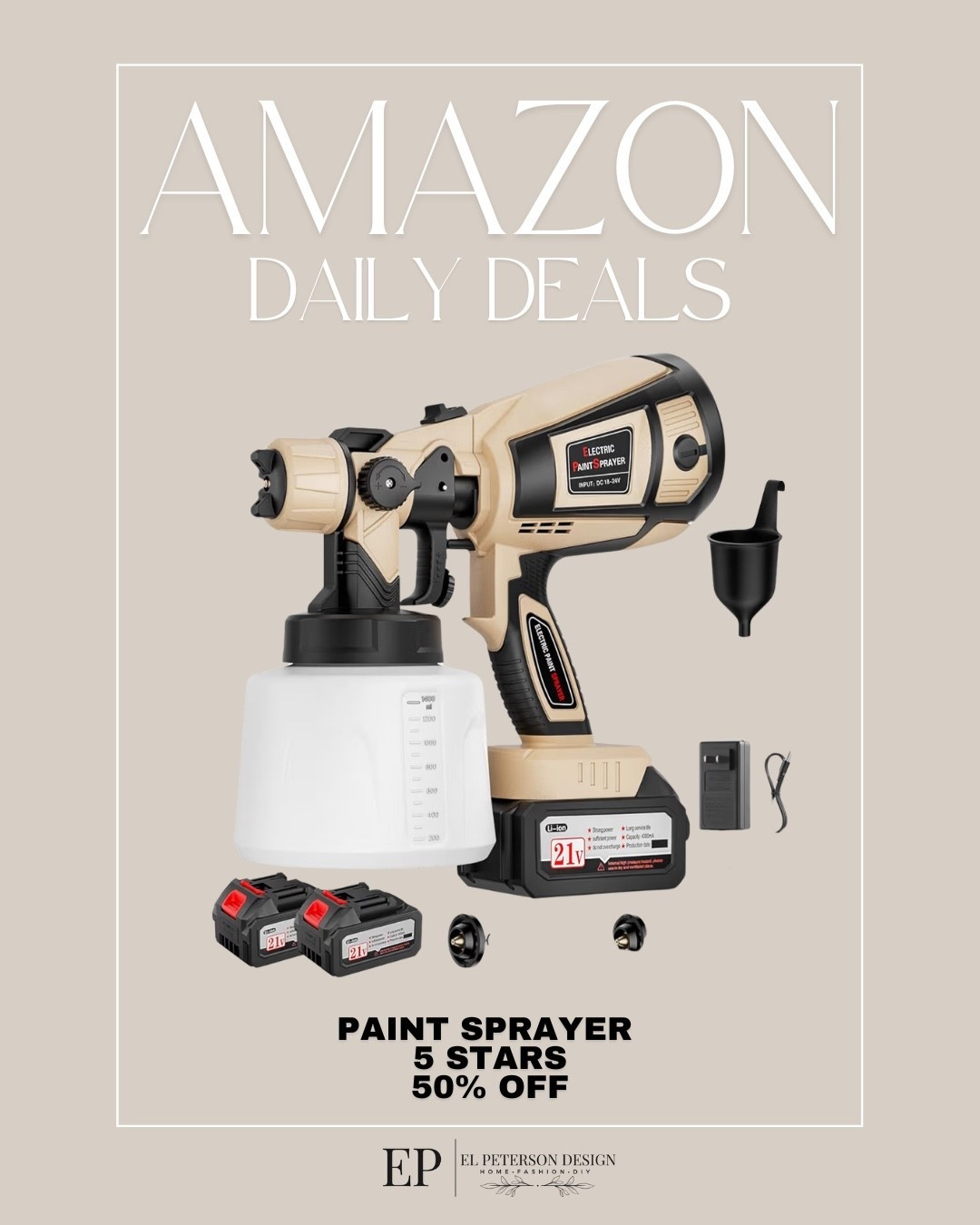 Amazon Daily Deals
Paint sprayer 

#LTKSaleAlert #LTKHome