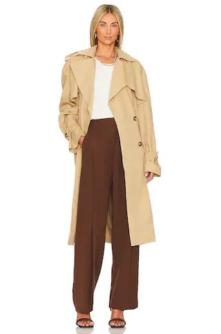 Bardot The Oversized Trench in Tan from Revolve.com | Revolve Clothing (Global)