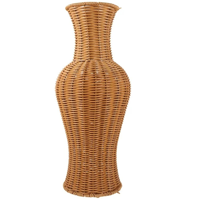 Eease Wicker Floor Vase for Flowers and Plants Home Office Decoration | Walmart (US)