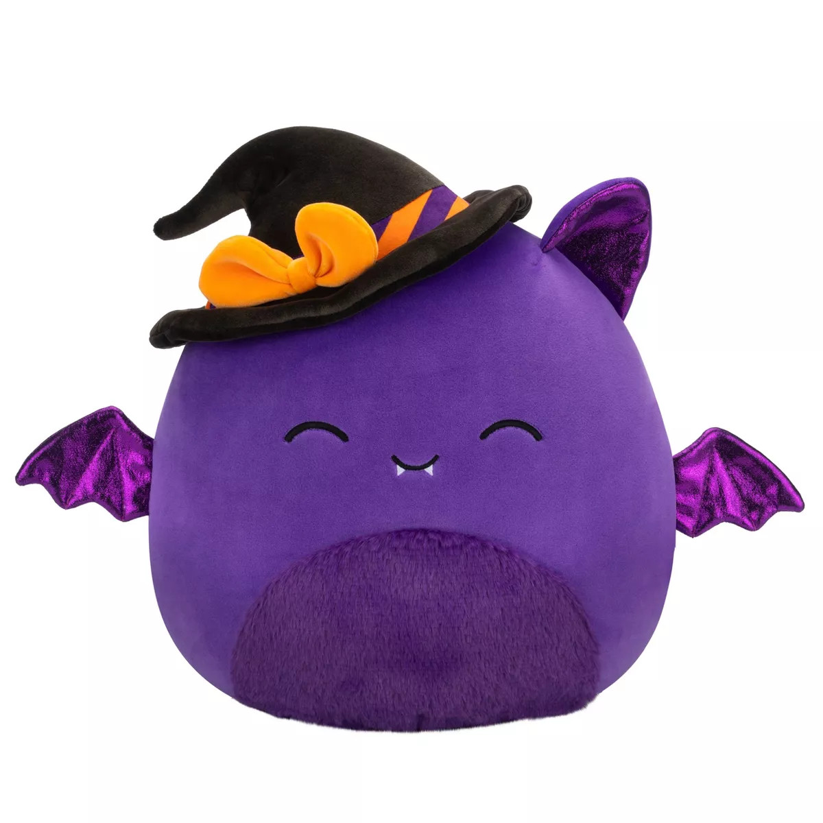 Squishmallows 14" Blas Purple Bat with Purple Fuzzy Belly and Witch Hat Plush | Target