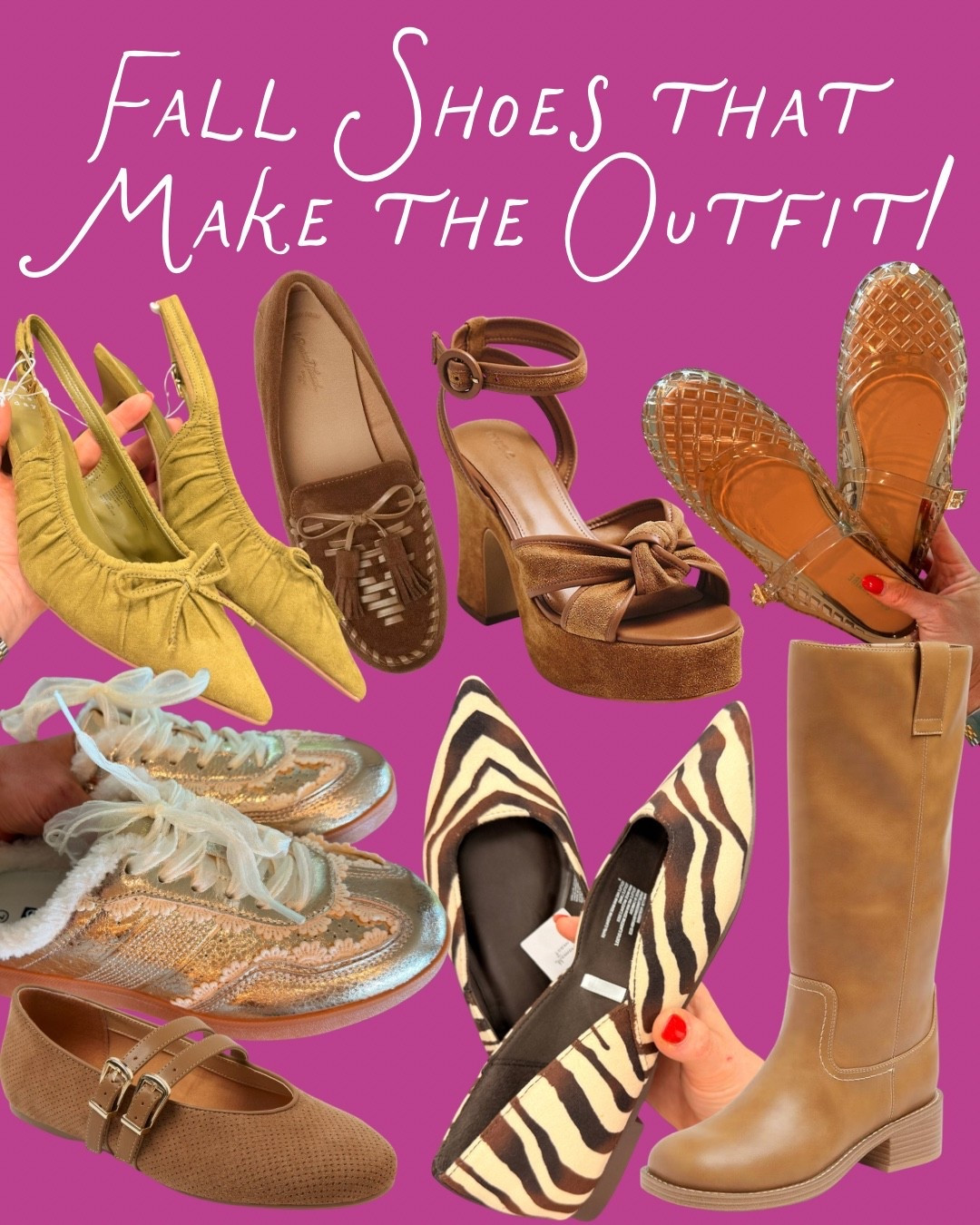 Loving these fall shoes! Whether you’re dressing up an outfit with heels or dressing it down with sneakers - each of these shoes are perfect for FALL! 🍁

#LTKootd #LTKgrwm #LTKSeasonal