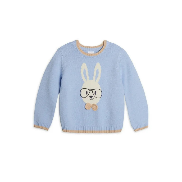 Wonder Nation Toddler Boys Easter Sweater with Long Sleeves and Pants Oufit Set, 2-Piece Set, Siz... | Walmart (US)