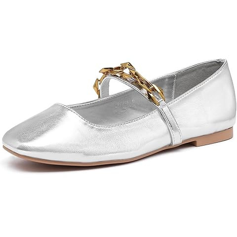 DREAM PAIRS Women's Ballet Flats Mary Jane Shoes, Round Toe Comfortable Dressy Casual Slip-on Wor... | Amazon (US)