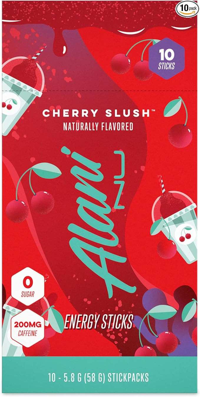 Alani Nu Energy Stick Packets, Activate with Water, 200mg Caffeine, Zero Sugar, 30mcg Biotin, For... | Amazon (US)