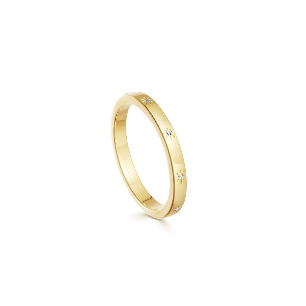 Gold Interstellar Star Studded Ring | Missoma
