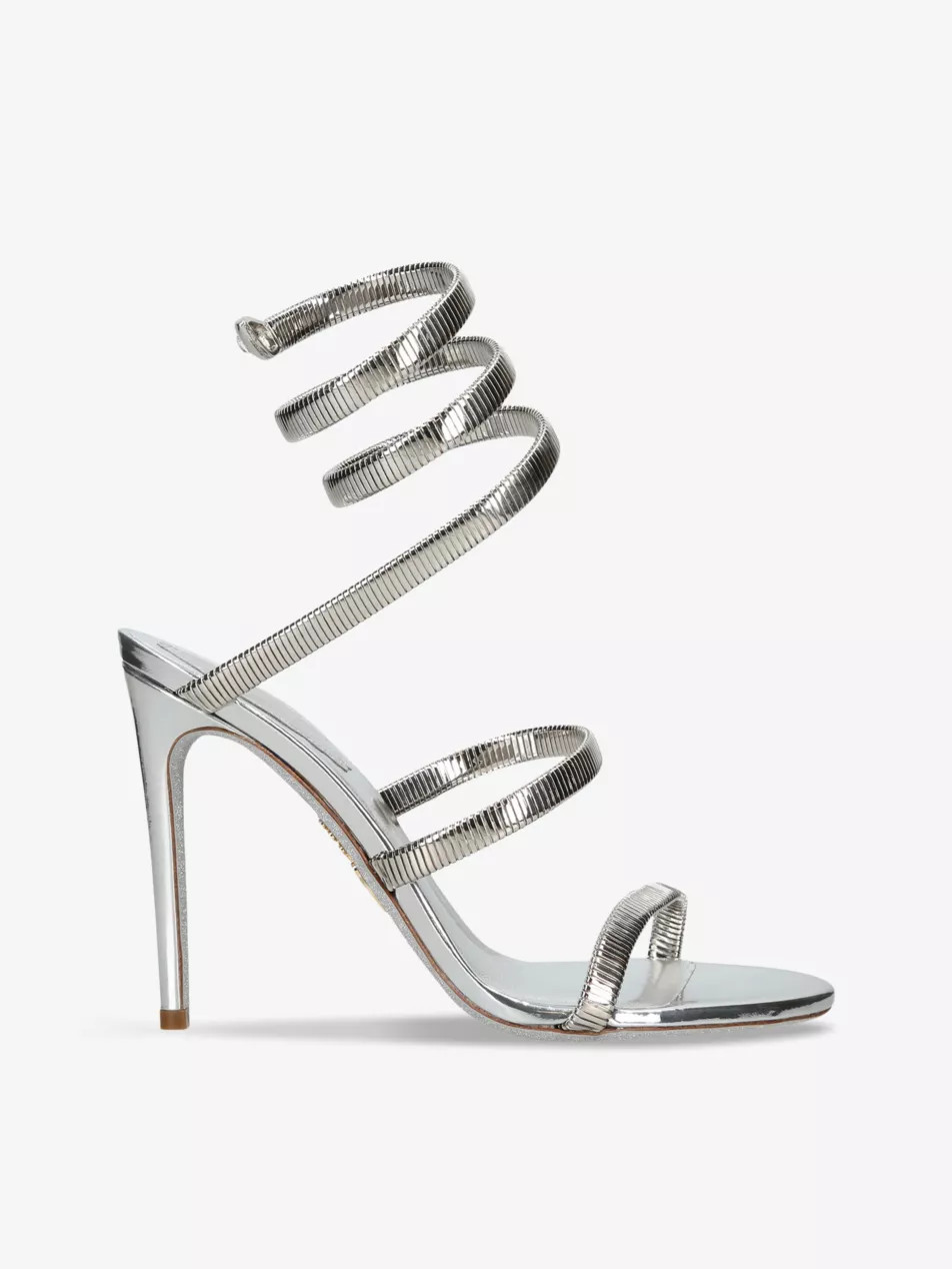 Juniper 105 coiled-strap leather heeled sandals | Selfridges