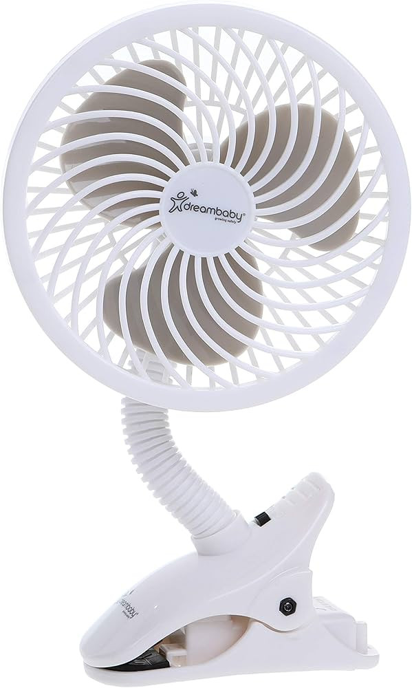 Dreambaby Caged Deluxe EZY-Fit Clip-on Fan - with Flexible Neck for Adjustable Air Flow - Perfect... | Amazon (US)