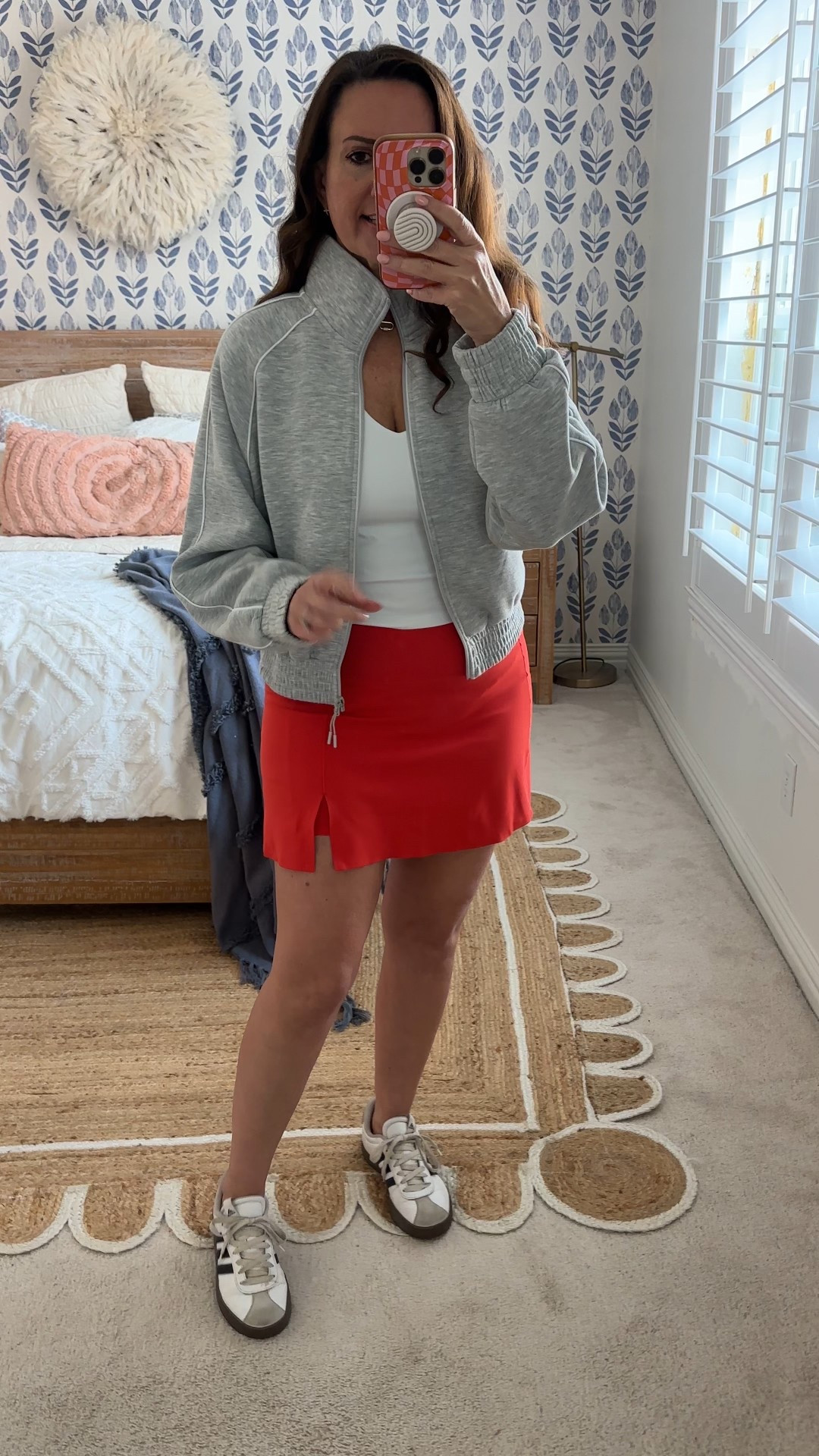 Small tank
Small jacket
Medium skort
Comfy pieces thst are easy to mix and match!
.


#LTKSeasonal #LTKmomlife #LTKActive