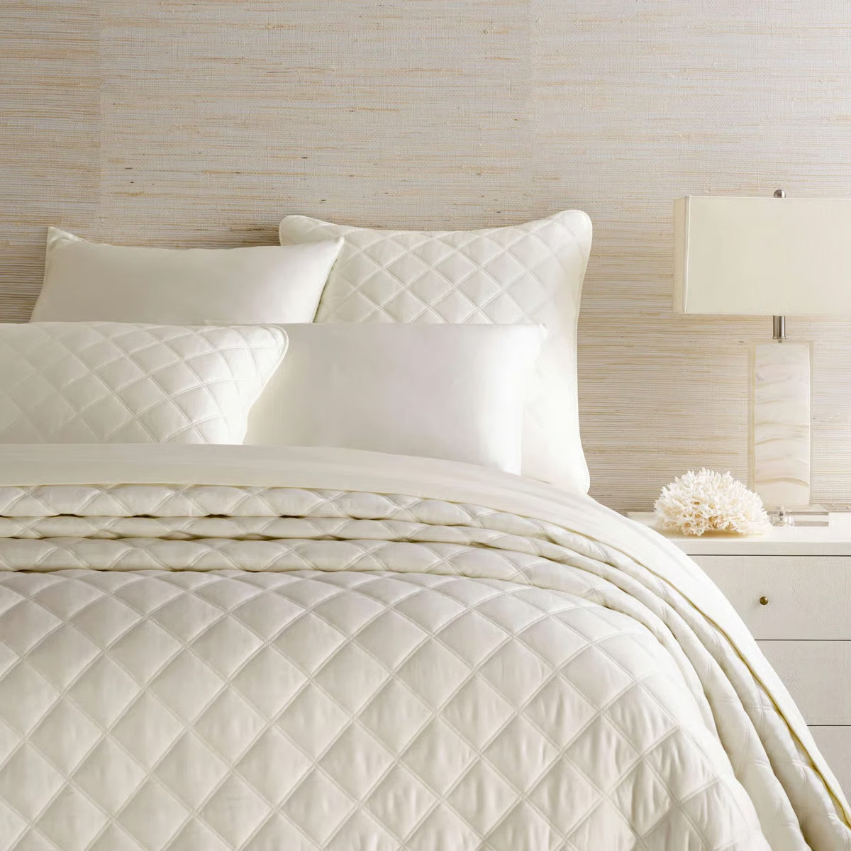 Quilted Silken Solid Coverlet | Wayfair North America