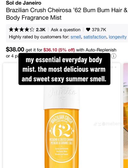 everyday body mist!! this is one of my essential products 🥰

sephora sale
makeup 
beauty 
gift guide for her 

#LTKHolidaySale #LTKGiftGuide #LTKbeauty