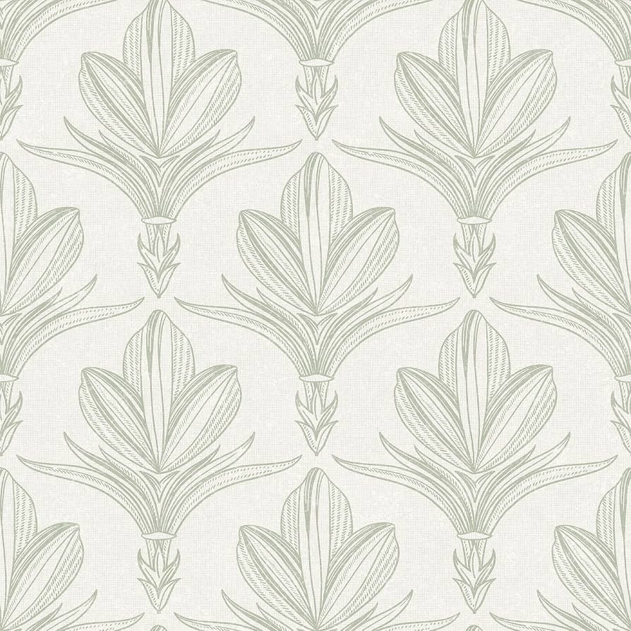 NuWallpaper Larkyn Green Peel and Stick Wallpaper, NUS6375 | Amazon (US)