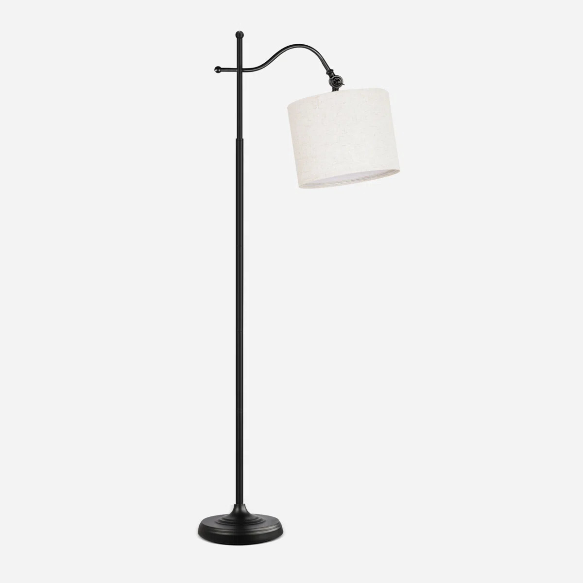 Mildreth 67'' Dimmable Arched/Arc Floor Lamp with Remote Control | Wayfair North America