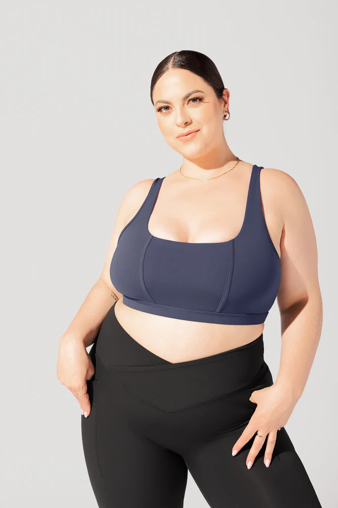 Corset Bra - Navy | POPFLEX