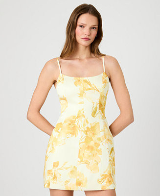 French Connection Women's Sleeveless Printed Mini Dress - Macy's | Macy's