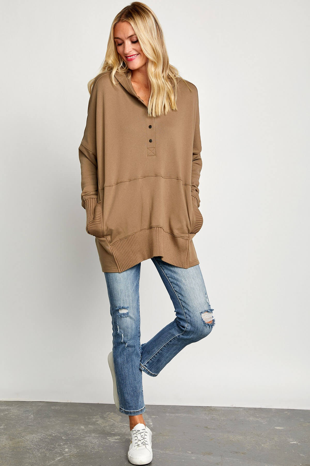 Bucketlist Hooded Cozy Sweatshirt | Social Threads