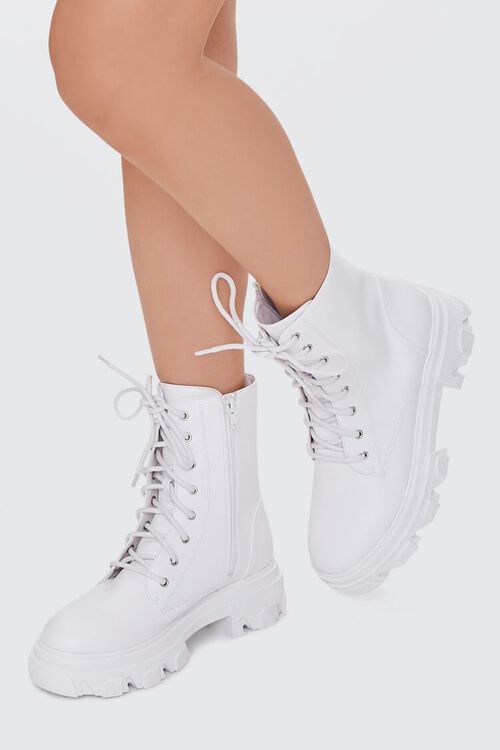 Lug-Sole Combat Boots | Forever 21 (US)
