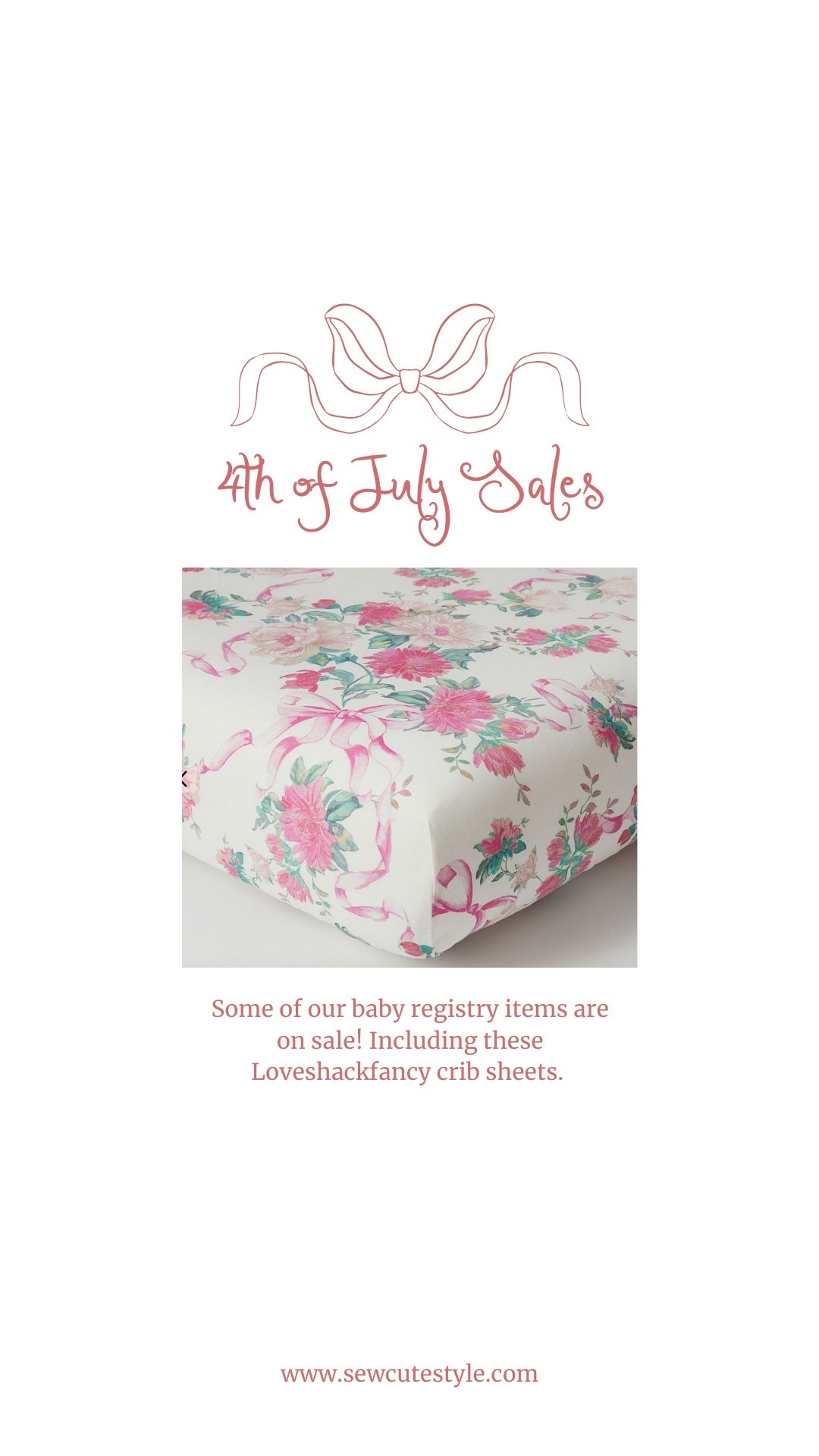 A few items off our baby registry on sale! Including these  Loveshackfancy sheets perfect for a baby girl room. 

Baby girl room / baby nursery / baby registry / baby sale 

#LTKBaby #LTKSaleAlert #LTKFindsUnder50