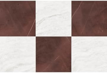 FloorPops x Chris Loves Julia Bonneville Oxblood Peel and Stick Floor Tiles, FP6333 | Amazon (US)