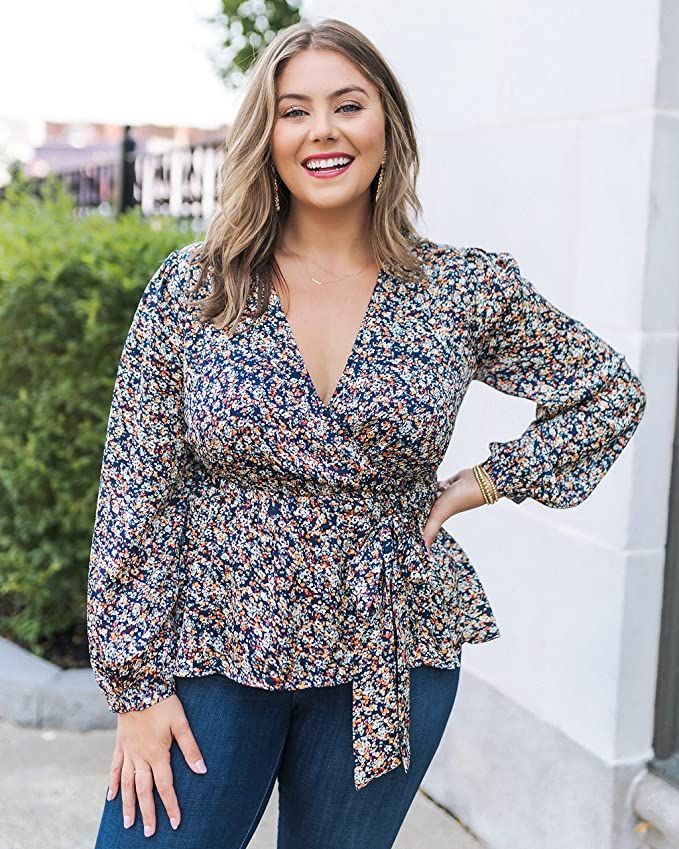 The Drop Women's Floral Print Wrap Top by @caralynmirand | Amazon (US)