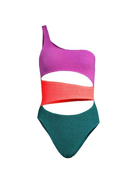 Rico One-Shoulder Cutout Swimsuit | Saks Fifth Avenue