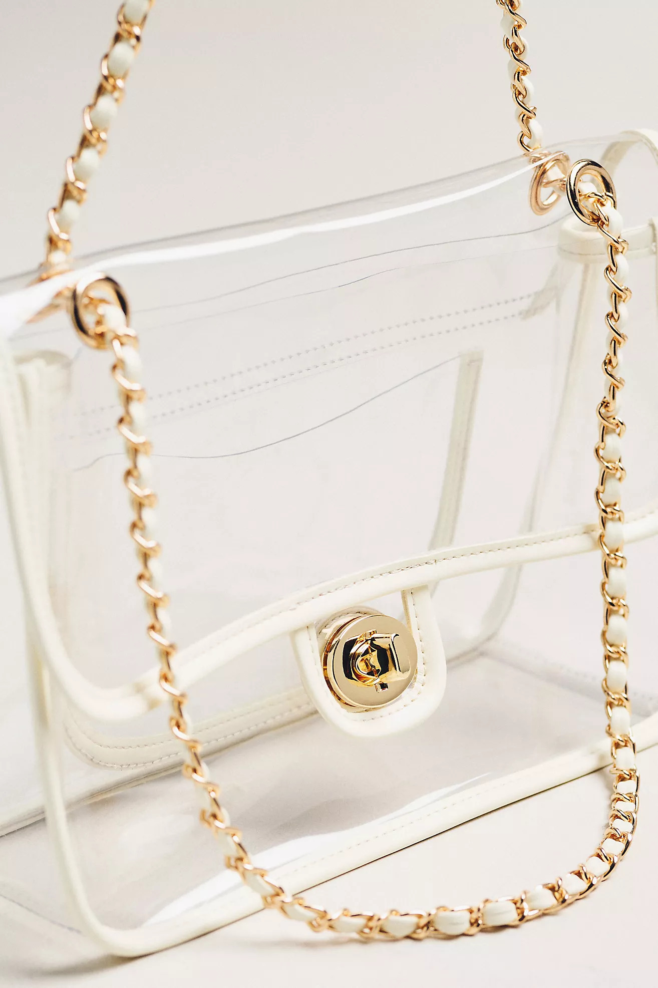 Clear Game Day Double-Strap Crossbody Bag | Anthropologie (US)