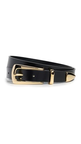 Favorite Daughter Women's The Statement Belt, Black/Gold, Large | Amazon (US)